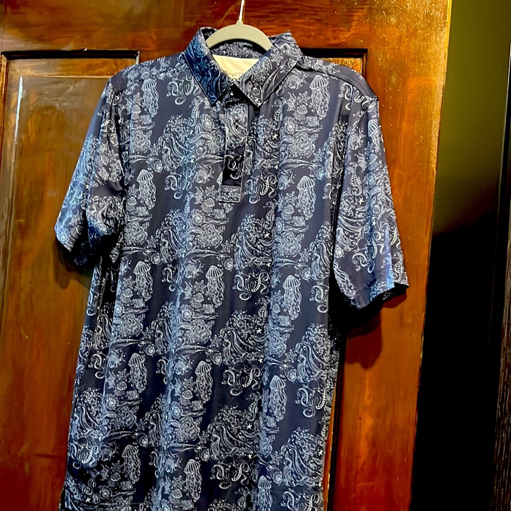 Men’s Straight Down Golf Polo Small